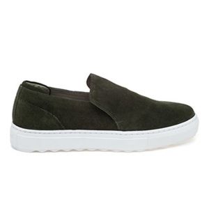 J Slide Suede Platform Shoes